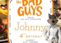 The Bad Guys Birthday Invitation