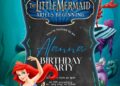 The Little Mermaid Birthday Invitation