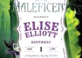 Maleficent Birthday Invitation