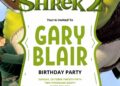 Shrek 2 Birthday Invitation