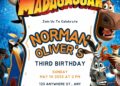 Madagascar Birthday Invitation