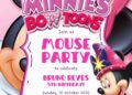 Minnie Mouse Birthday Invitation