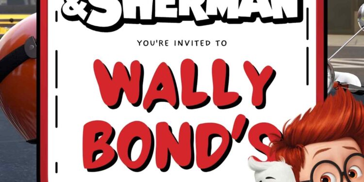 Mr. Peabody & Sherman Birthday Invitation