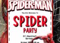 Spider-Man Birthday Invitation
