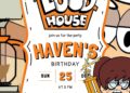 The Loud House Movie Birthday Invitation