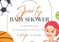 Sports Baby Shower Invitation