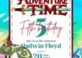 Adventure Time Birthday Invitation