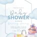 Airplane Baby Shower Invitation