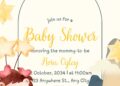 FREE Editable Animal & Star Baby Shower Invitation