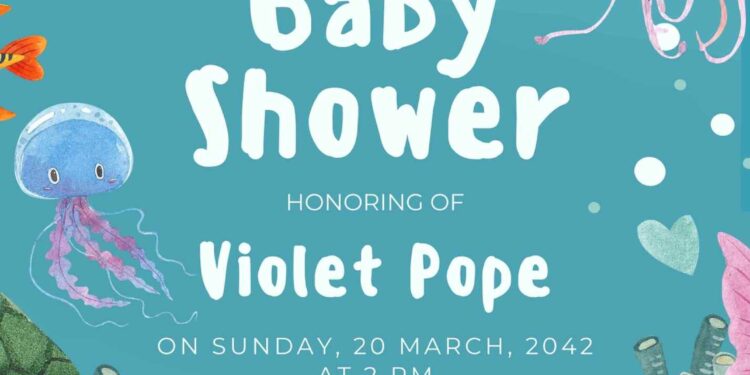Aquatic Baby Shower Invitation Templates