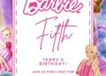 Barbie Birthday Invitation