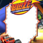 FREE Blaze and the Monster Machines Invitation Canva Templates 10 - Images of FREE Blaze and the Monster Machines Birthday Invitation Templates - Template no. 5