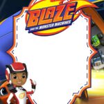 FREE Blaze and the Monster Machines Invitation Canva Templates 14 - Images of FREE Blaze and the Monster Machines Birthday Invitation Templates - Template no. 7