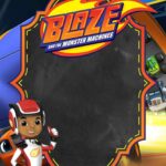 FREE Blaze and the Monster Machines Invitation Canva Templates 16 - Images of FREE Blaze and the Monster Machines Birthday Invitation Templates - Template no. 8