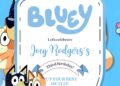 Bluey Birthday Invitation