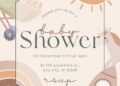 Bohemian Baby Shower Invitation