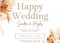 FREE Editable Bohemian Rhapsody Wedding Invitation
