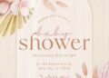 Boho Baby Shower Invitations