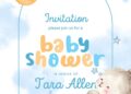Bunny Baby Shower Invitation
