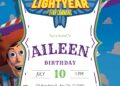 Buzz Lightyear Birthday Invitation