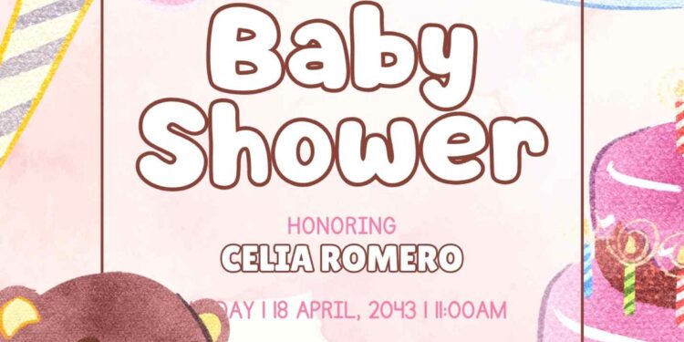Candyland Baby Shower Invitation