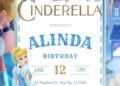 Cinderella Birthday Invitation