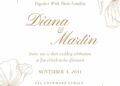 FREE Editable Classic Elegance Wedding Invitation