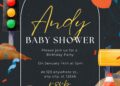 Construction Baby Shower Invitation