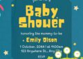 Cute Monster Baby Shower Invitation