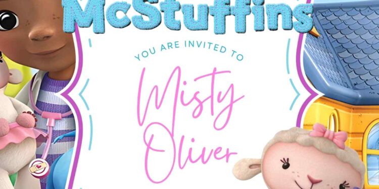 Doc McStuffins Birthday Invitation