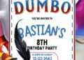 Dumbo Birthday Invitation