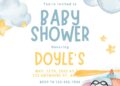 FREE Editable Elephant Baby Shower Invitation