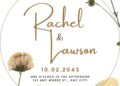 FREE Editable Garden Glamour Wedding Invitation