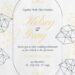 FREE Editable Geometric Elegance Wedding Invitation