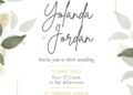 FREE Editable Hollywood Glamour Wedding Invitation