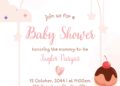 Ice Cream Baby Shower Invitation