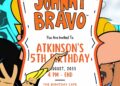 Johnny Bravo Birthday Invitation