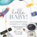 FREE Editable Little Astronaut Baby Shower Invitation