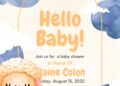 FREE Editable Little Lamb Baby Shower Invitation