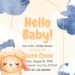 FREE Editable Little Lamb Baby Shower Invitation
