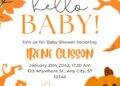 Little Pumpkin Baby Shower Invitation