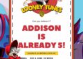 Looney Tunes Birthday Invitation