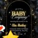 FREE Editable Moonlight and Stars Baby Shower Invitation