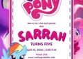My Little Pony Birthday Invitation