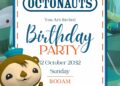 Octonauts Birthday Invitation