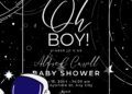 Outer Space Baby Shower Invitation