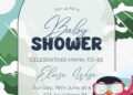 FREE Editable Penguin Baby Shower Invitation