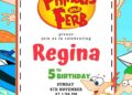 Phineas and Ferb Birthday Invitation