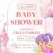 Pinky Fairy Baby Shower Invitation