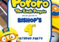 Pororo the Little Penguin Birthday Invitation